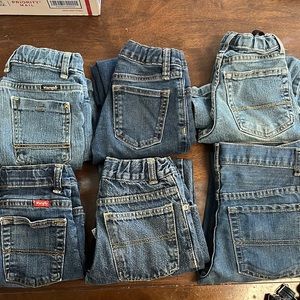Bundle of boys jeans